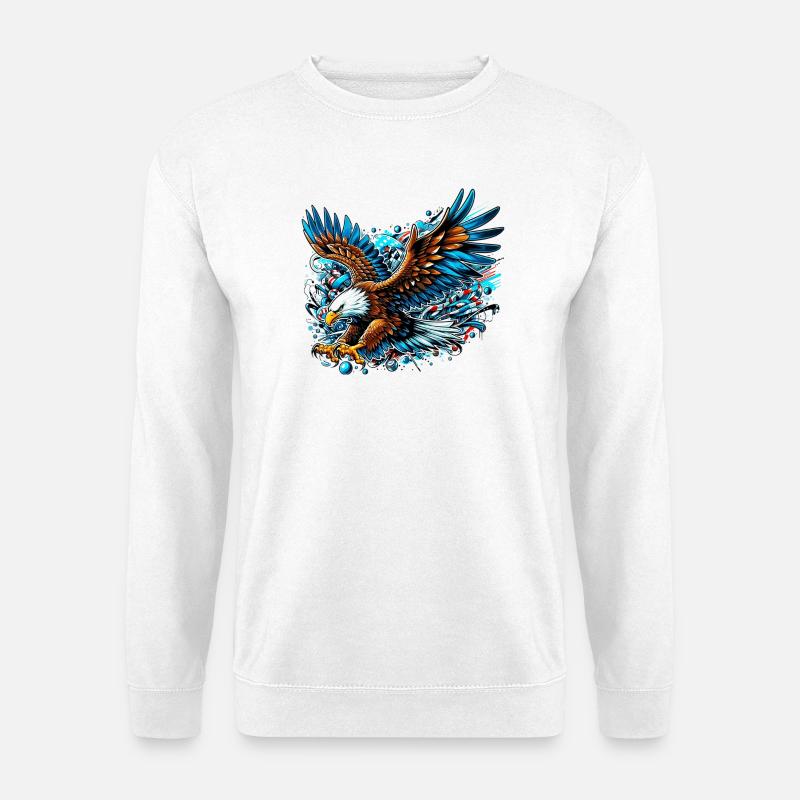 Adler - Unisex Pullover - Weiß