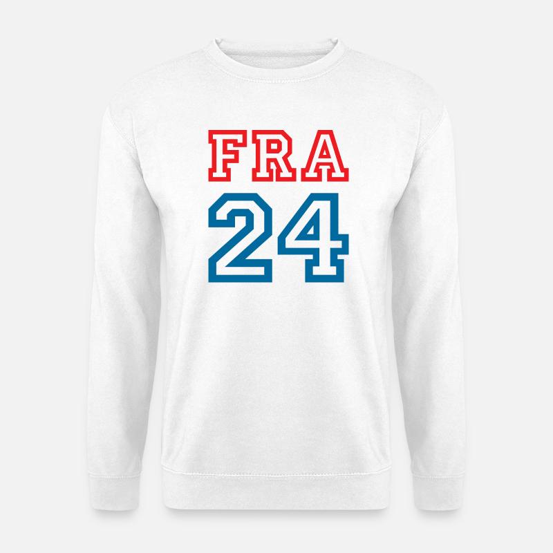 France Frankreich - Unisex Pullover - Weiß