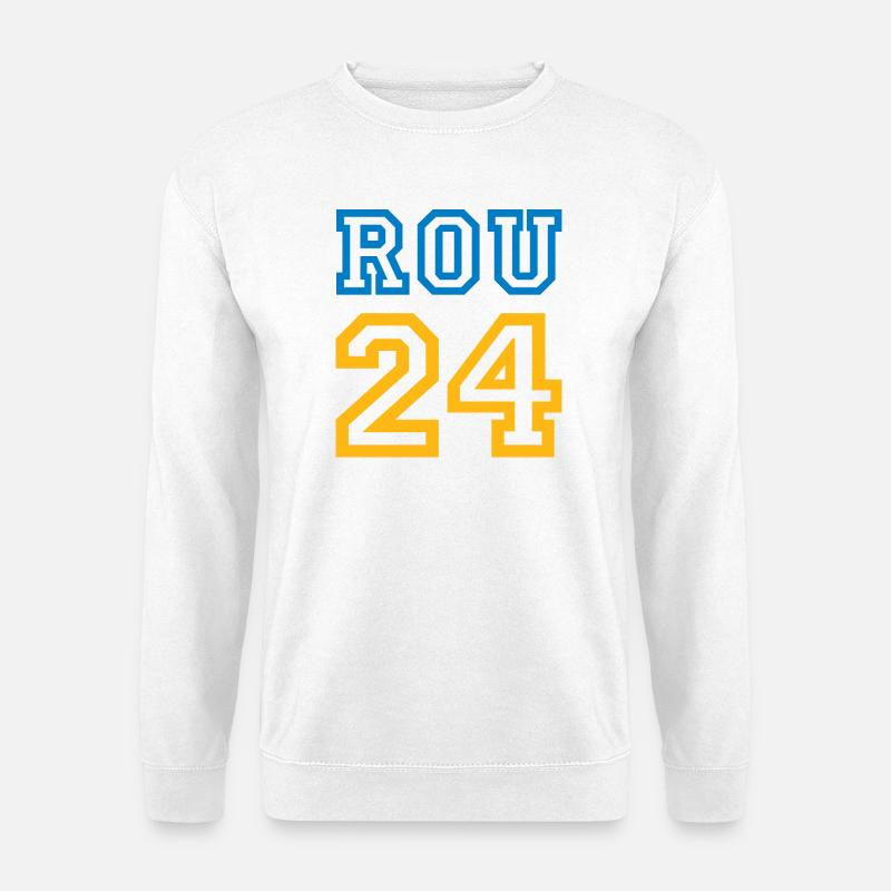 Romania Rumänien - Unisex Pullover - Weiß