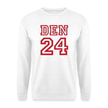 Denmark Dänemark - Unisex Pullover - Weiß - Vorne