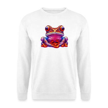 Grenouille - Sweat-shirt Unisexe - blanc - Devant