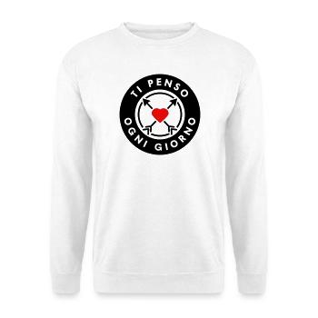 TI PENSO OGNI GIORNO - Sweat-shirt Unisexe - blanc - Devant