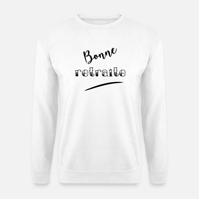 GLÜCKLICHER RUHESTAND - Unisex Pullover - Weiß