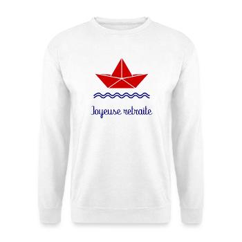 HAPPY RETIREMENT - Unisex Sweatshirt - white - Front