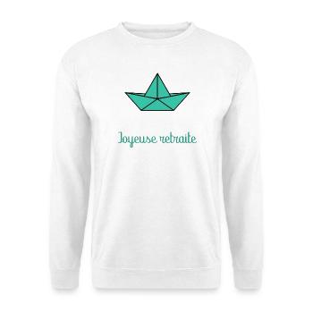 RUHESTAND. PENSIONIERT - Unisex Pullover - Weiß - Vorne