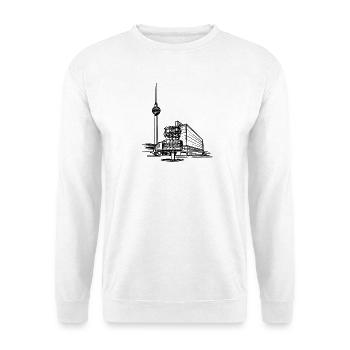 Berlin - Alex/TV Tower - Unisex Sweatshirt - white - Front
