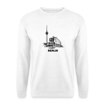 Berlin - Alex/TV Tower - Unisex Sweatshirt - white - Front