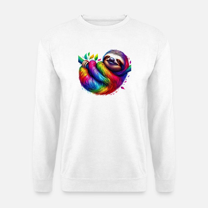 Sloth - Unisex Sweatshirt - white
