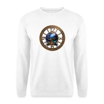 Cygne Steampunk Noir - Sweat-shirt Unisexe - blanc - Devant