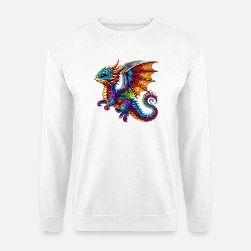 Dragon - Unisex Sweatshirt - white
