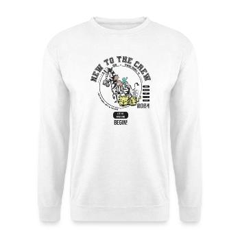 NEW TO THE CREW- WELCOME BABY - Unisex Pullover - Weiß - Vorne