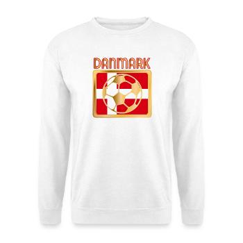 Dänemark Fußball - Unisex Pullover - Weiß - Vorne