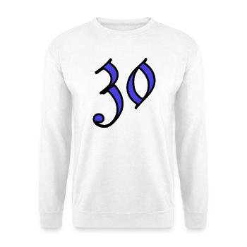 30. 30 YEARS. 30th ANNIVERSARY. 30 YEARS ANNIVERSARY. - Unisex Sweatshirt - white - Front