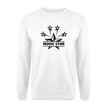 Moviestar-Banner - Unisex Pullover - Weiß - Vorne