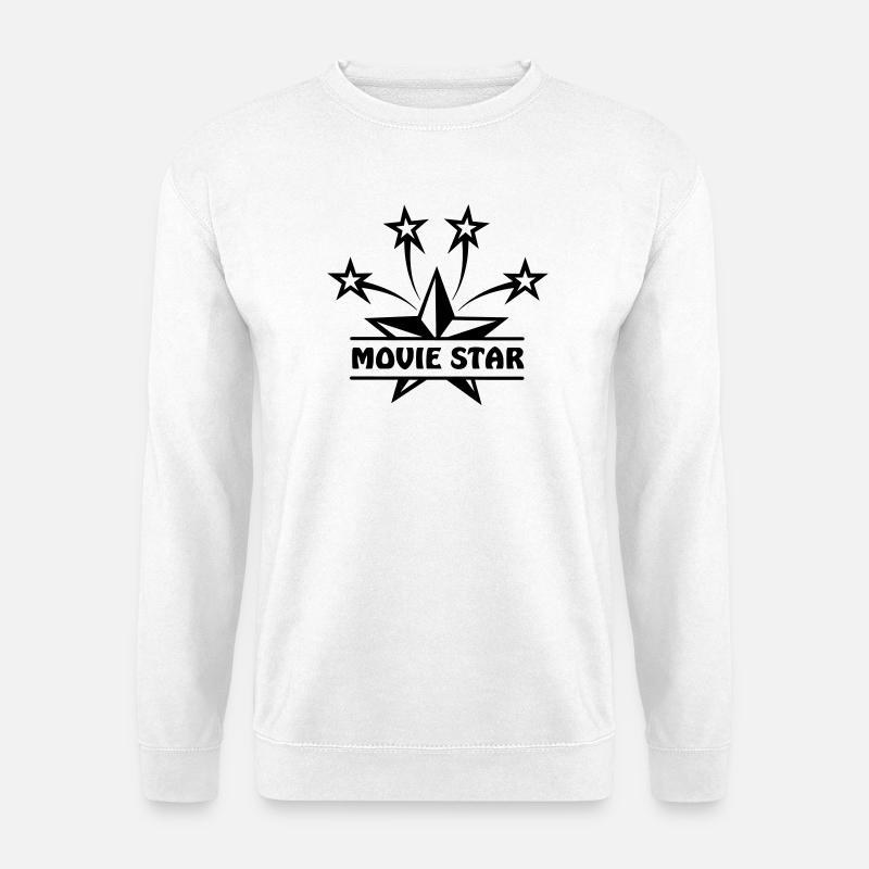 Moviestar-Banner - Unisex Pullover - Weiß