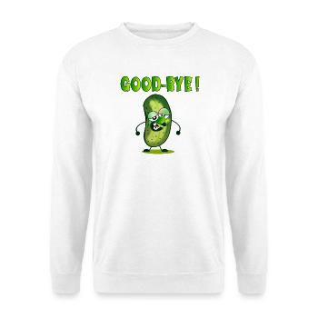 ADIEU AU REVOIR - CORNICHONS - Sweat-shirt Unisexe - blanc - Devant