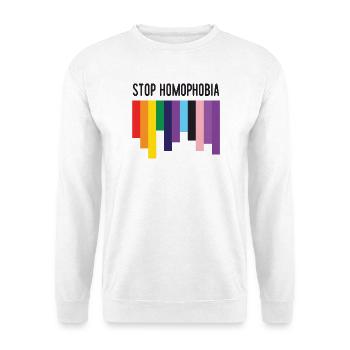 LGBT Pride Month - Stop Homophobia - Unisex Sweatshirt - white - Front