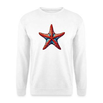 Étoile de mer - Sweat-shirt Unisexe - blanc - Devant