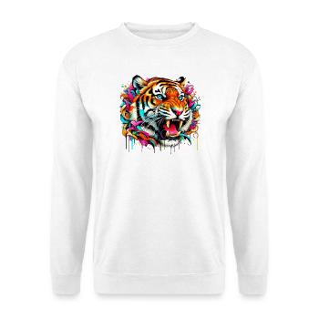Tiger - Unisex Sweatshirt - white - Front