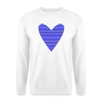HERZ. PAPA. MAMA. Junggesellinnenabschied. BEBE. KIND. HERZ. FEST - Unisex Pullover - Weiß - Vorne