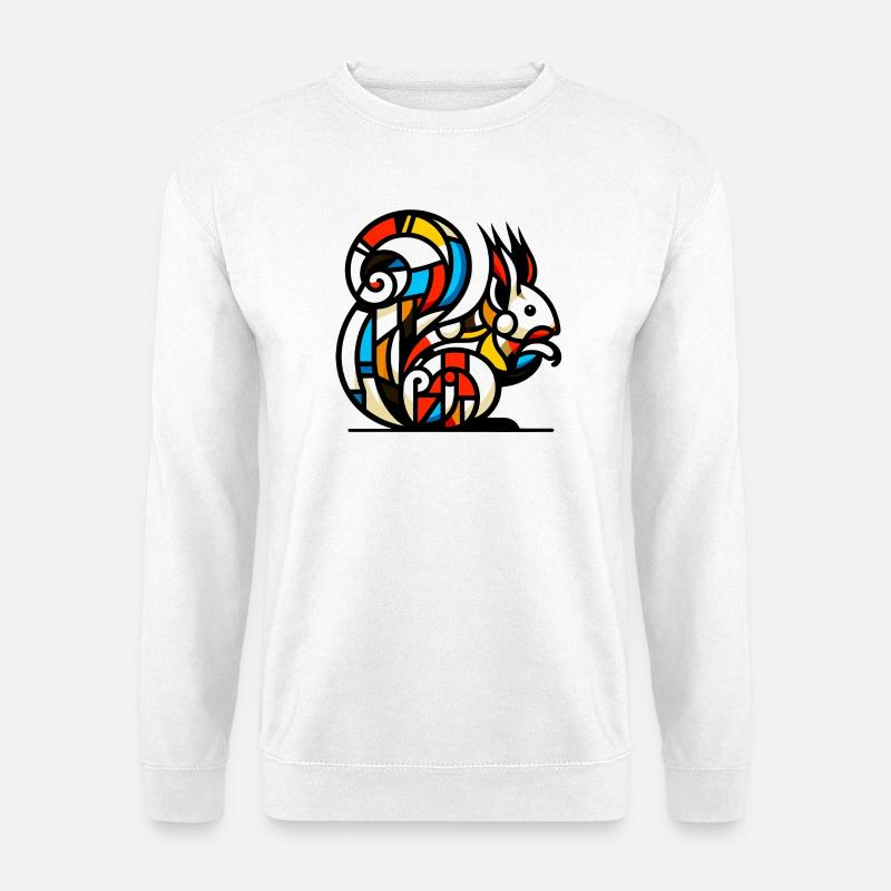 Eichhörnchen - Unisex Pullover - Weiß