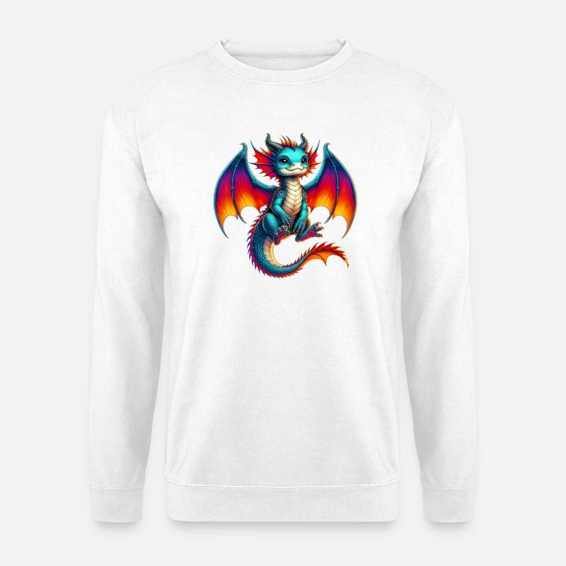 Dragon - Unisex Sweatshirt - white