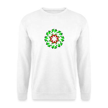 Mandala 1# - Unisex Pullover - Weiß - Vorne