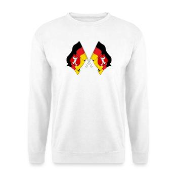 Vaggen traversa la Basse-Saxe - Sweat-shirt Unisexe - blanc - Devant