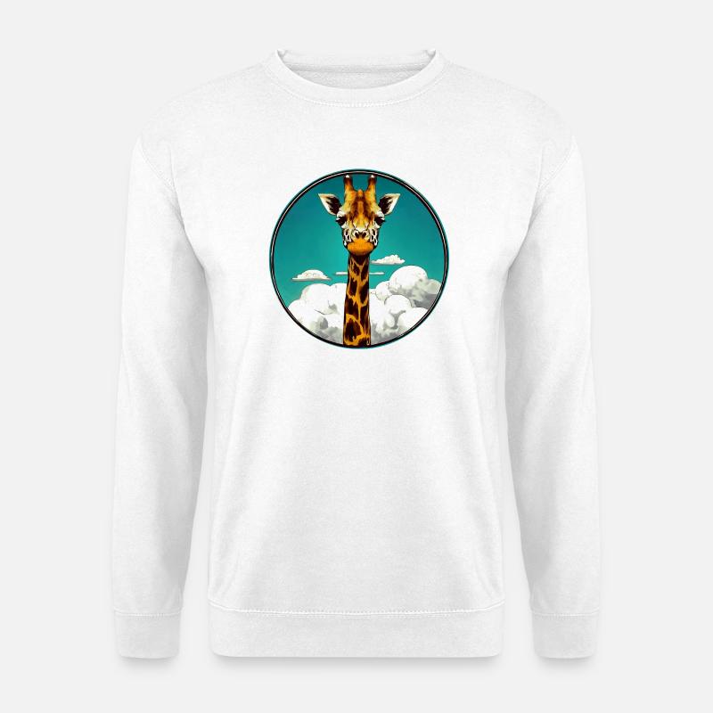 Giraffe - Unisex Pullover - Weiß
