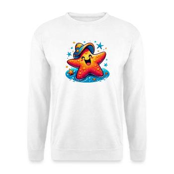 Étoile de mer - Sweat-shirt Unisexe - blanc - Devant