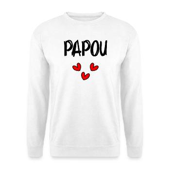 HAPPY FATHER'S DAY. DAD. FATHER'S DAY. FATHER - Unisex Sweatshirt - white - Front