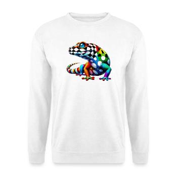 Gecko - Sweat-shirt Unisexe - blanc - Devant