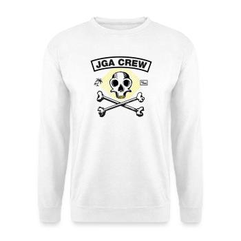 Équipage de la JGA - Skull and Bones - Sweat-shirt Unisexe - blanc - Devant