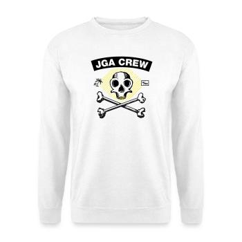 Équipage de la JGA - Skull and Bones - Sweat-shirt Unisexe - blanc - Devant