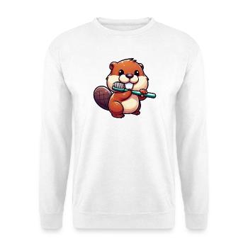 Bieber - Unisex Pullover - Weiß - Vorne