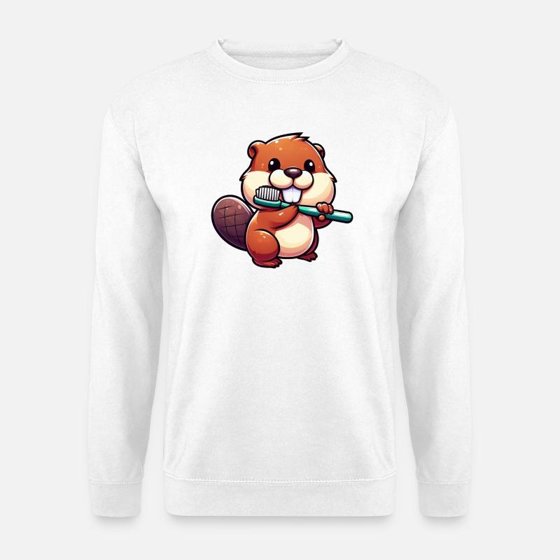 Beaver - Unisex Sweatshirt - white