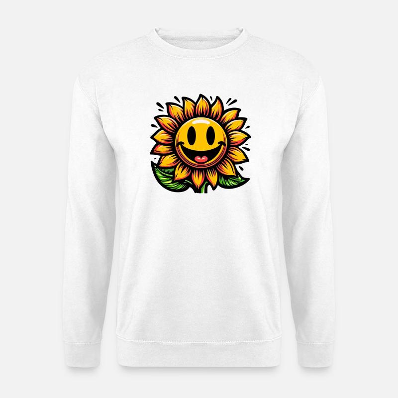Sonnenblume - Unisex Pullover - Weiß