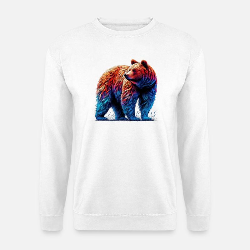 Bear - Unisex Sweatshirt - white