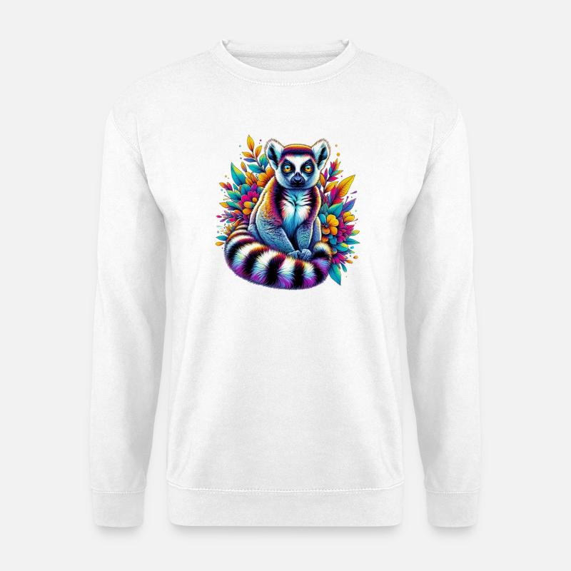 Lemur - Unisex Pullover - Weiß
