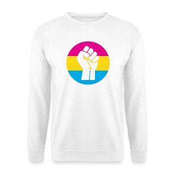LGBTQ Pride Month - Fighting for Pansexual Equalit - Unisex Sweatshirt - white - Front