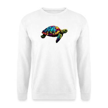 Schildkröte - Unisex Pullover - Weiß - Vorne