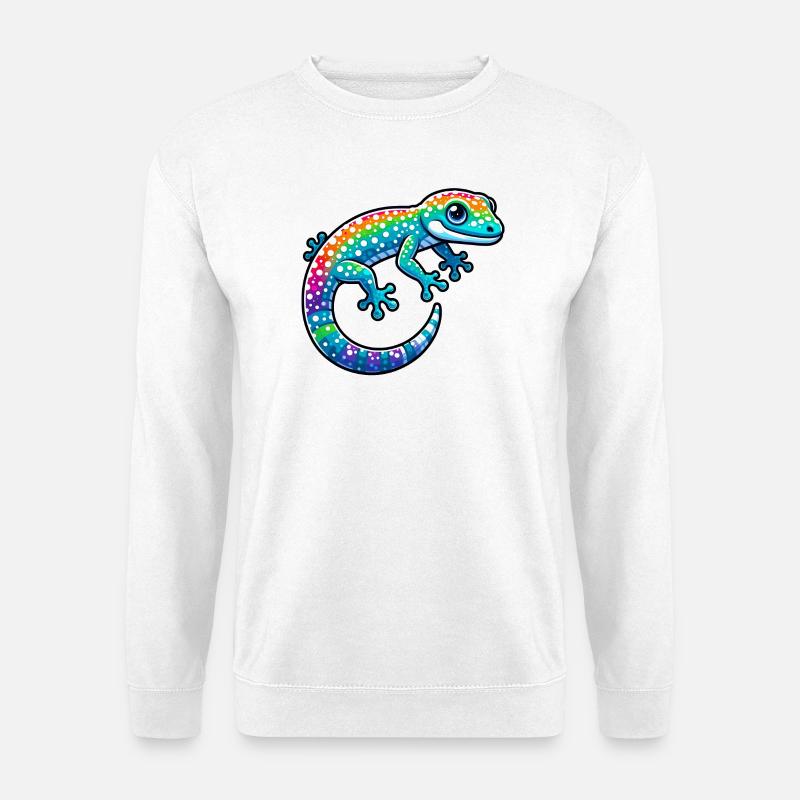 Gecko - Unisex Pullover - Weiß