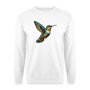 Colibri - Sweat-shirt Unisexe - blanc - Devant