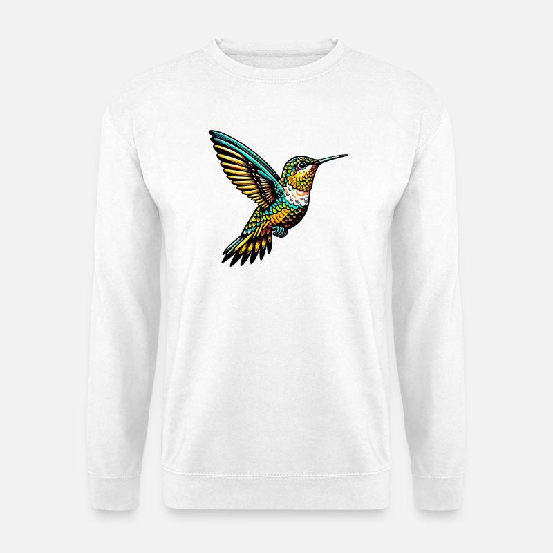 Kolibri - Unisex Pullover - Weiß