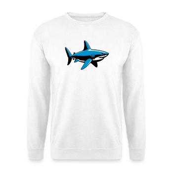 Hai - Unisex Pullover - Weiß - Vorne