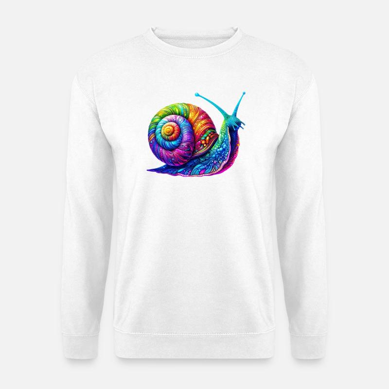 Escargot - Sweat-shirt Unisexe - blanc
