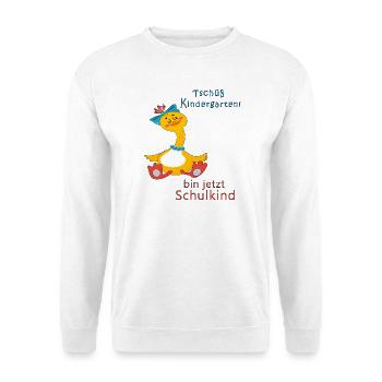 Bye bye maternelle - Sweat-shirt Unisexe - blanc - Devant