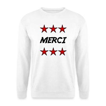 MASTER. MASTER. THANK YOU. THANK YOU, MASTER. MASTER - Unisex Sweatshirt - white - Front