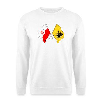 Flag Poland, Pomerania - Unisex Sweatshirt - white - Front