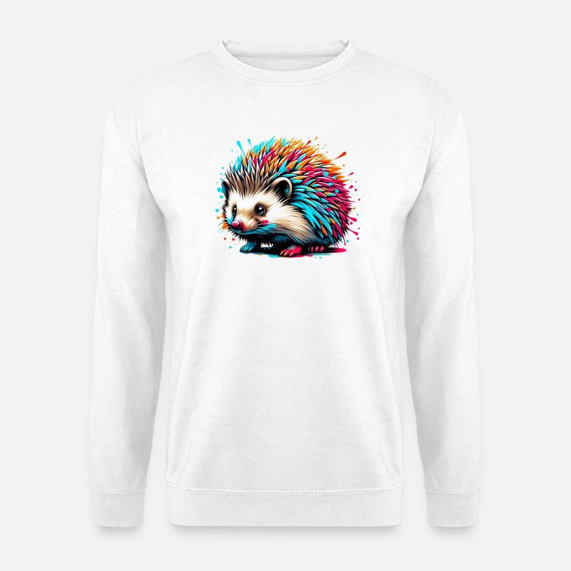 Hedgehog - Unisex Sweatshirt - white